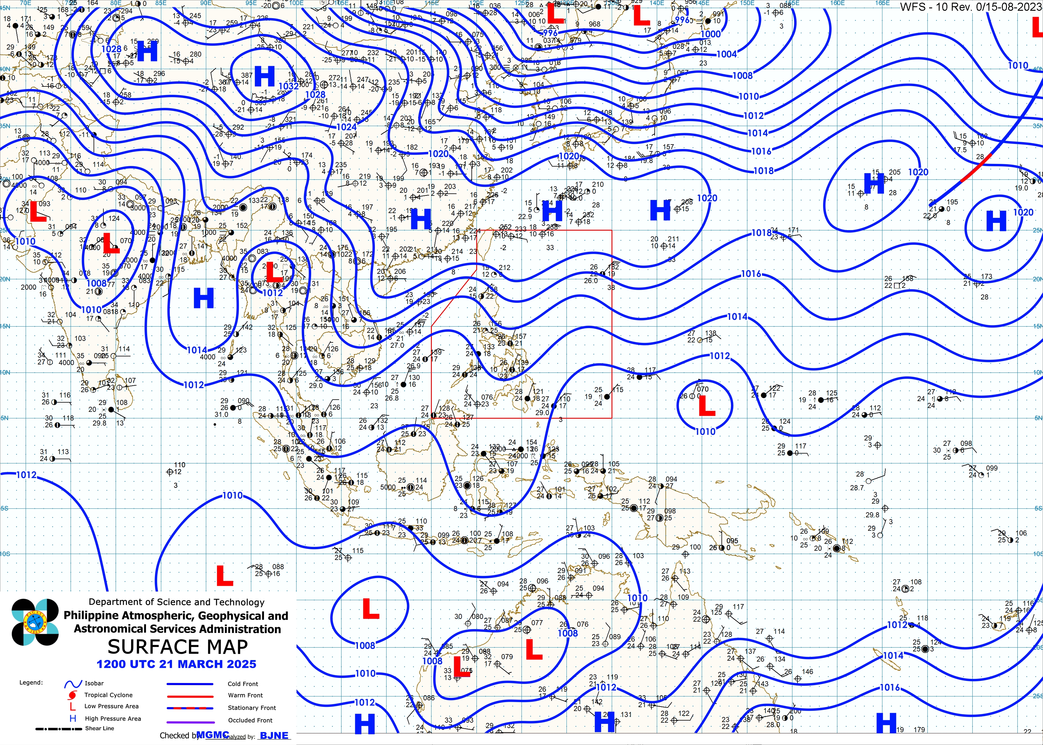 Atmosphere analysis